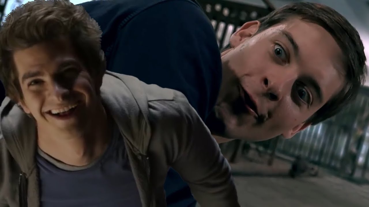 Bully Maguire meets Andrew Garfield in real life