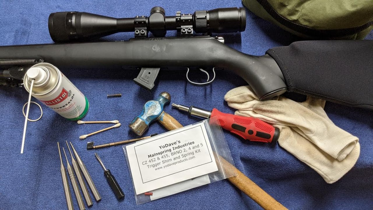 Abzugstuning an der CZ 455 Varmint Synthetic