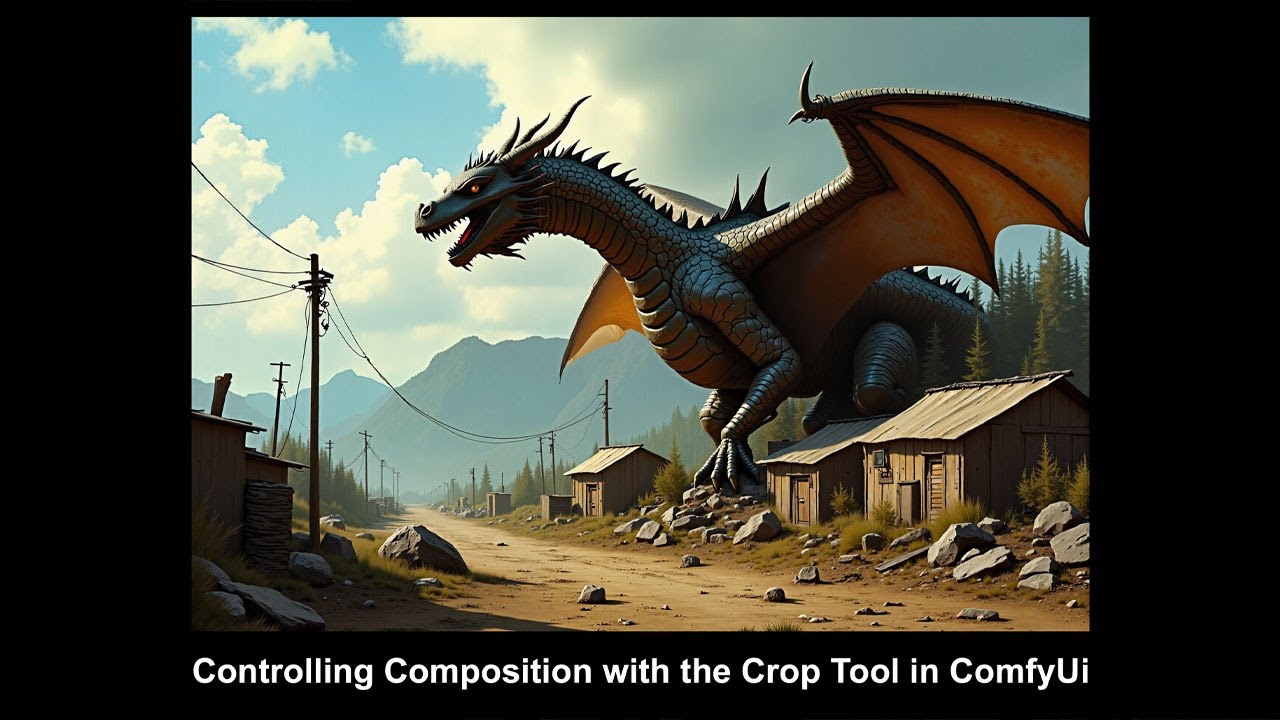Controlling Composition with the Crop tool in ComfyUi