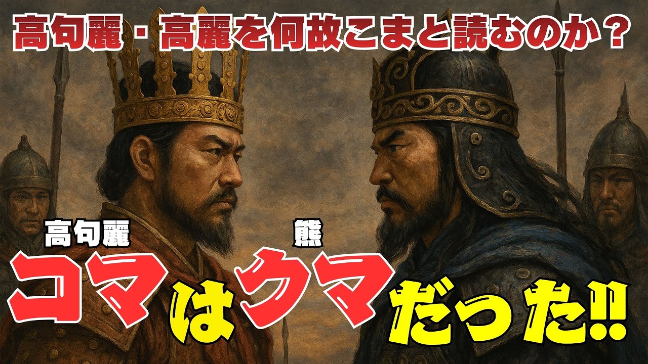 【コマはクマだった!!】高句麗・高麗の事を何故こまと読むのか答えがわかりました！