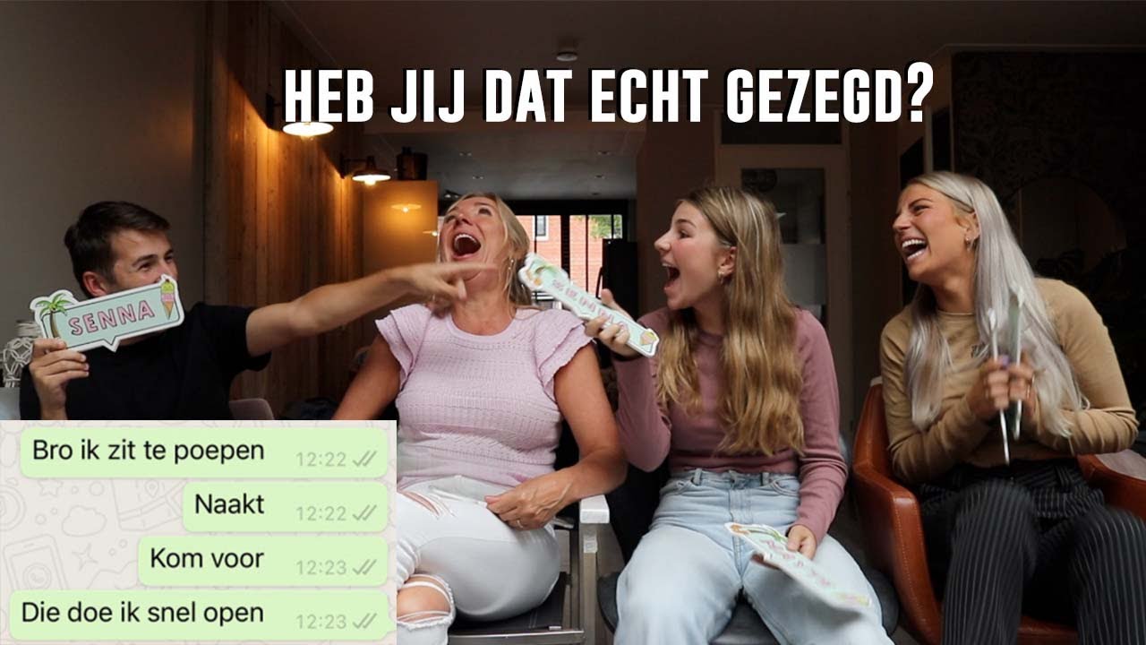 WHATSAPP GESPREKKEN RADEN MET FAMILIE | SENNA BELLOD