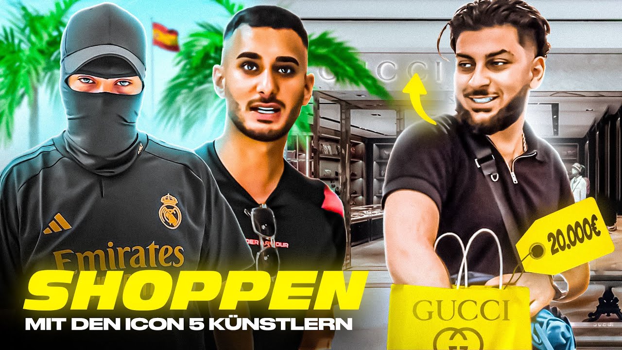 ICON 5 XXL SHOPPING TOUR IN BARCELONA 🤩 | FINALE VLOG 25 mit Shabab, Skandal, Bare, Azu usw.