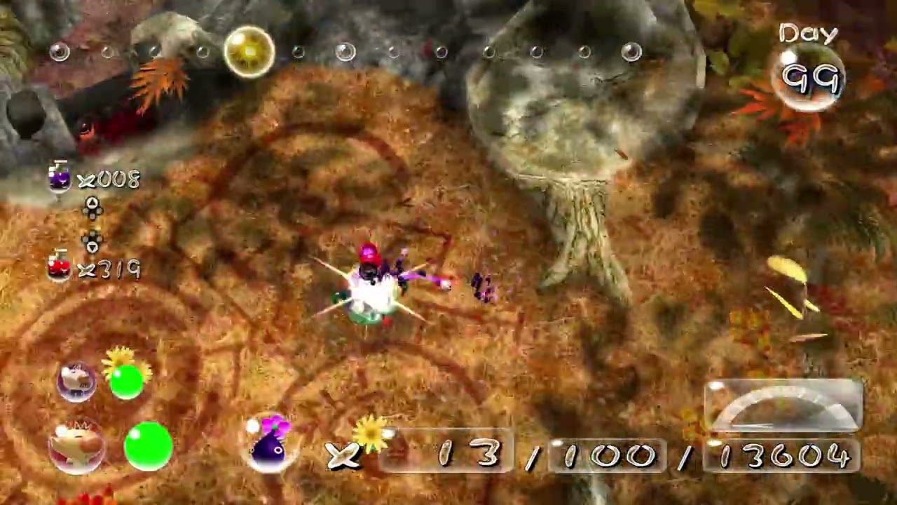 Playing Pikmin Everyday Until Reggie Fils-Aime Turns Into A Purple Pikmin Day 866 Pikmin 2 HD Day 99