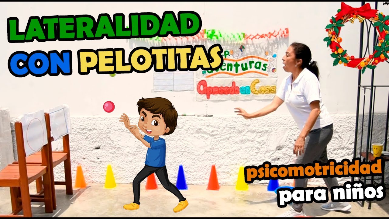 Psicomotriz N° 85 Lateralidad con pelotitas - Nido Aventuras - Niños y niñas