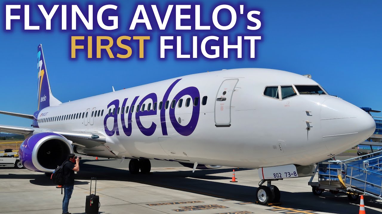 Первый полет авиакомпании Avelo Airlines