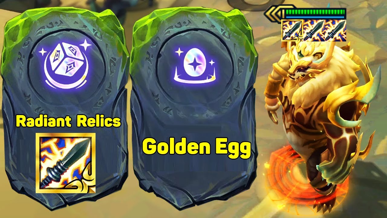 I have *Statikk Favor* + x2 Statikk Shiv + The Golden Egg + 3 Star Volibear | TFT SET 7