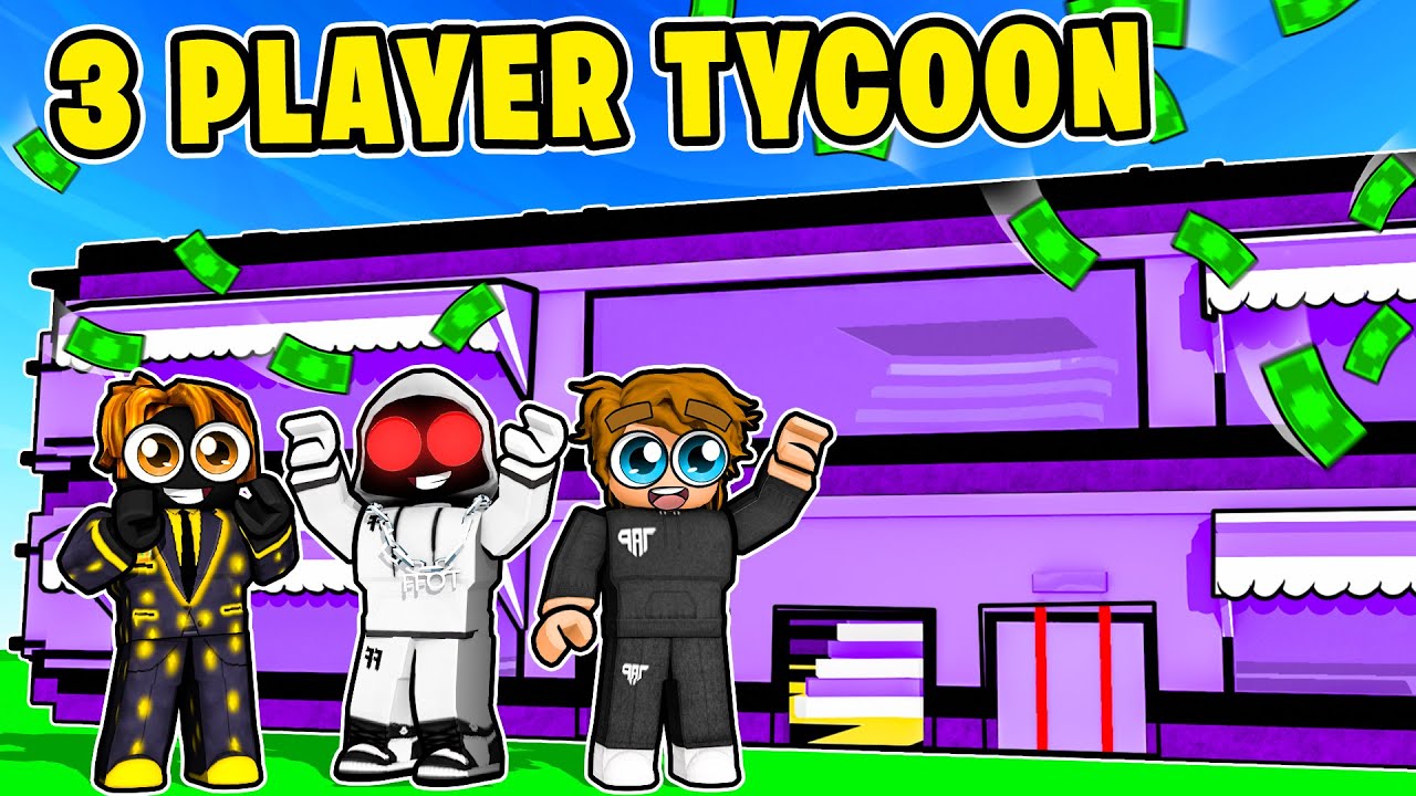 We FINISHED the FIRST 3 PLAYER TYCOON in Roblox..