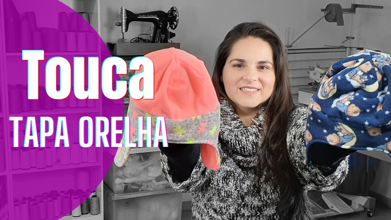 Aprenda a fazer uma Touca com orelha - Costura criativa
