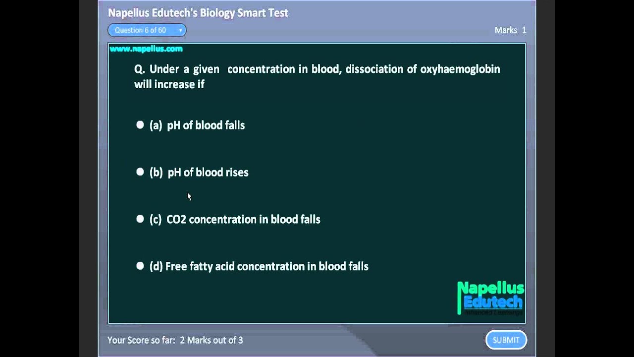 Animal Respiration Smart Test 2 , CBSEPMT 2011 Paper