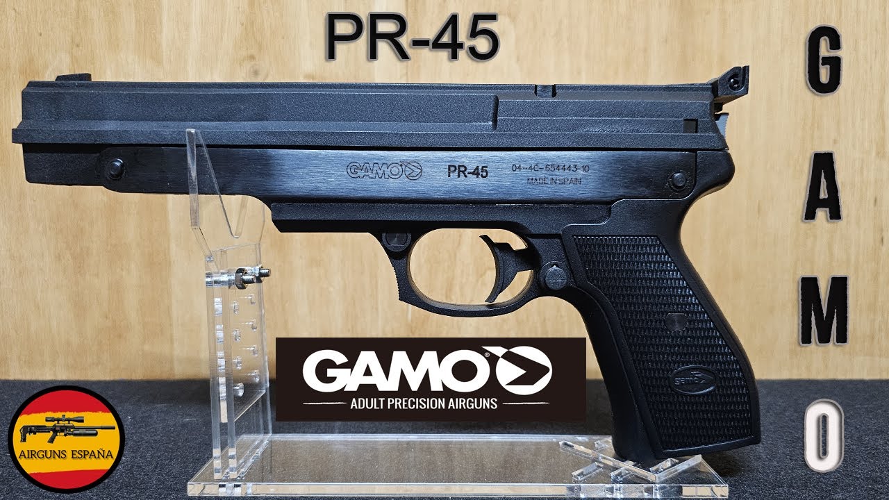 PRESENTACION PISTOLA GAMO PR 45