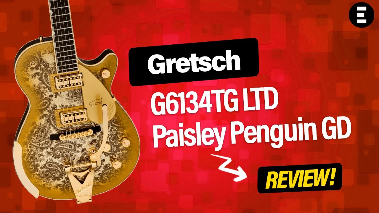 Gretsch G6134TG LTD Paisley Penguin GD| EGITANA.pt