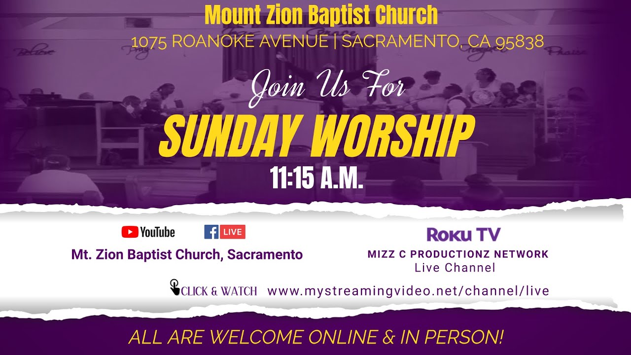 Sunday Worship - Sunday, January 25, 2025.