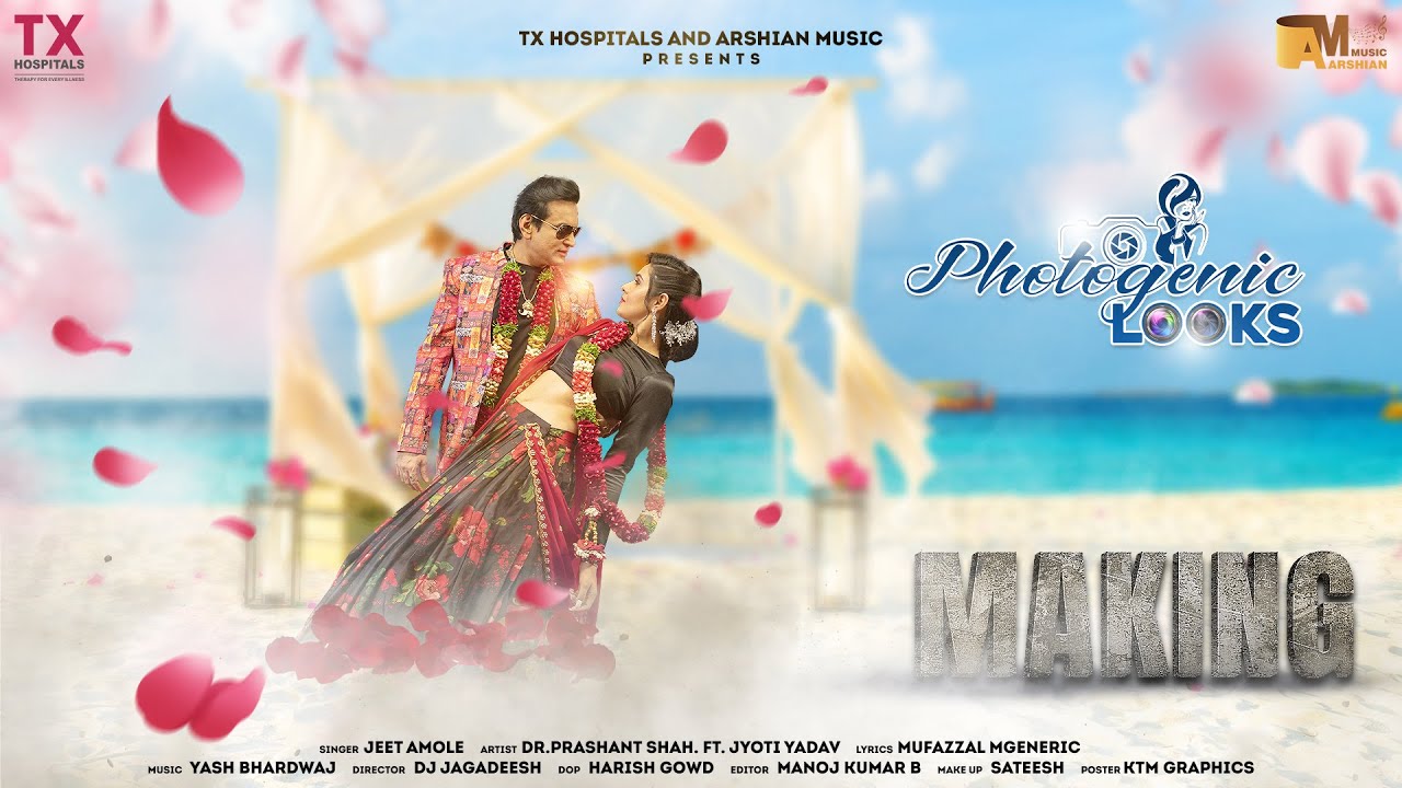 Photogenic Looks | Making  | Hindi Love Song | Dr Prashant Shah | Jyoti Yadav | Arshian Music