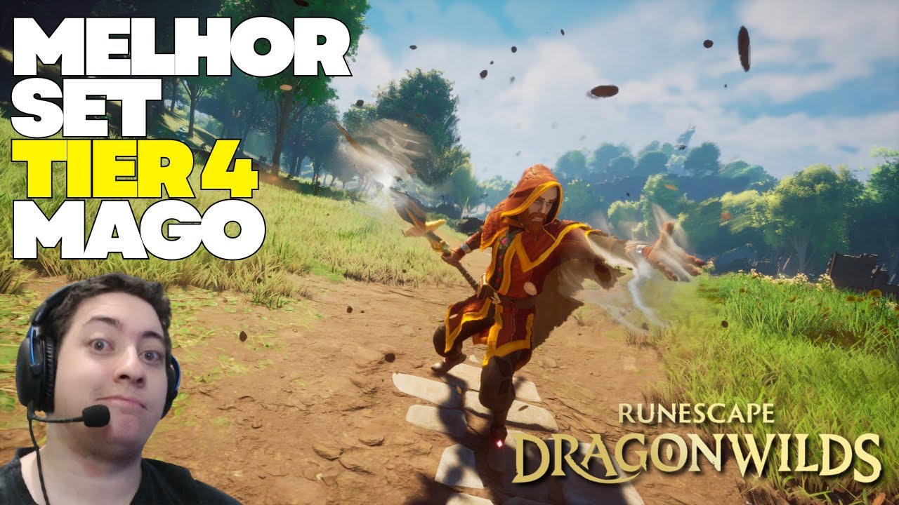 O MELHOR SET DE MAGO Runescape Dragonwilds PT BR