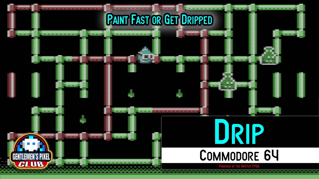 Drip Arcade Mayhem on Commodore 64 | New Gameplay Commentary on MiSTer FPGA