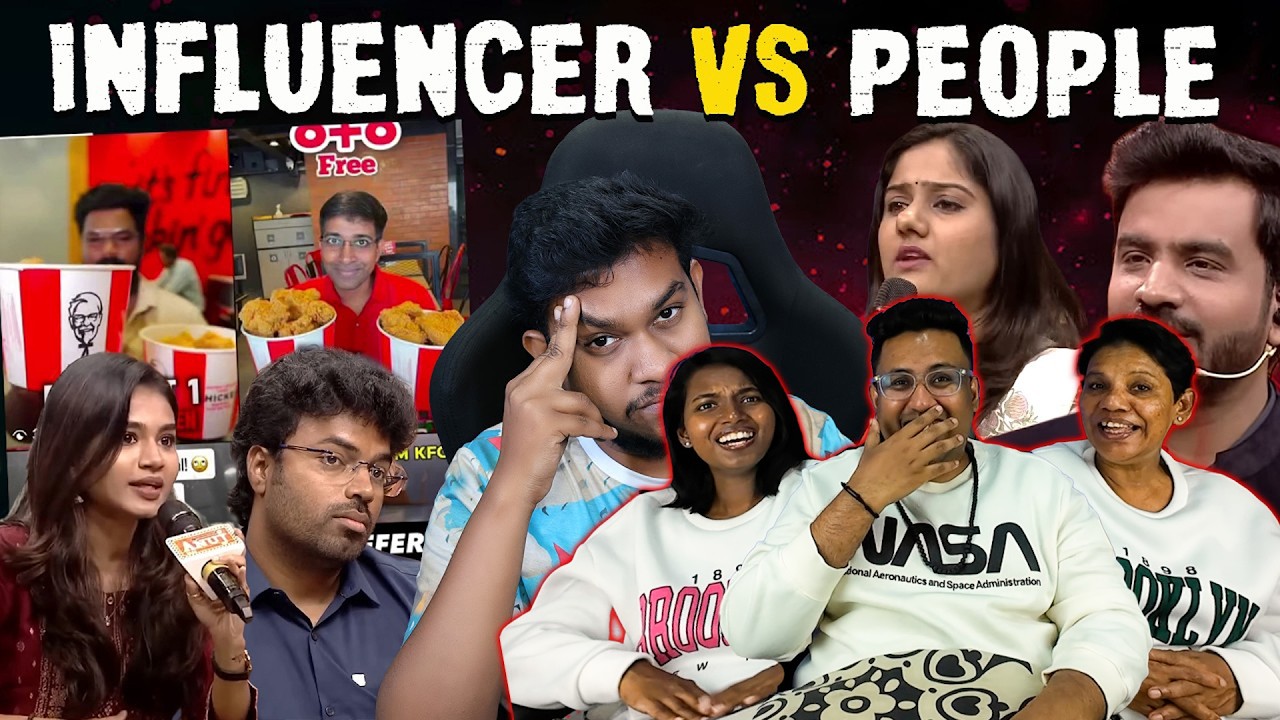 என்ன என்ன சொல்ராங்க 😂 INFLUENCER vs PUBLIC 🔥 | Ramstk Family@EmptyHandAjithsri