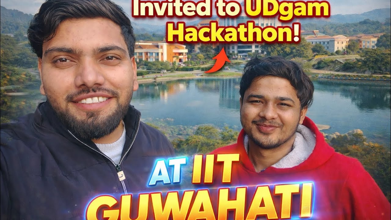 Guys… we are officially inside IIT Guwahati right now 😭🔥