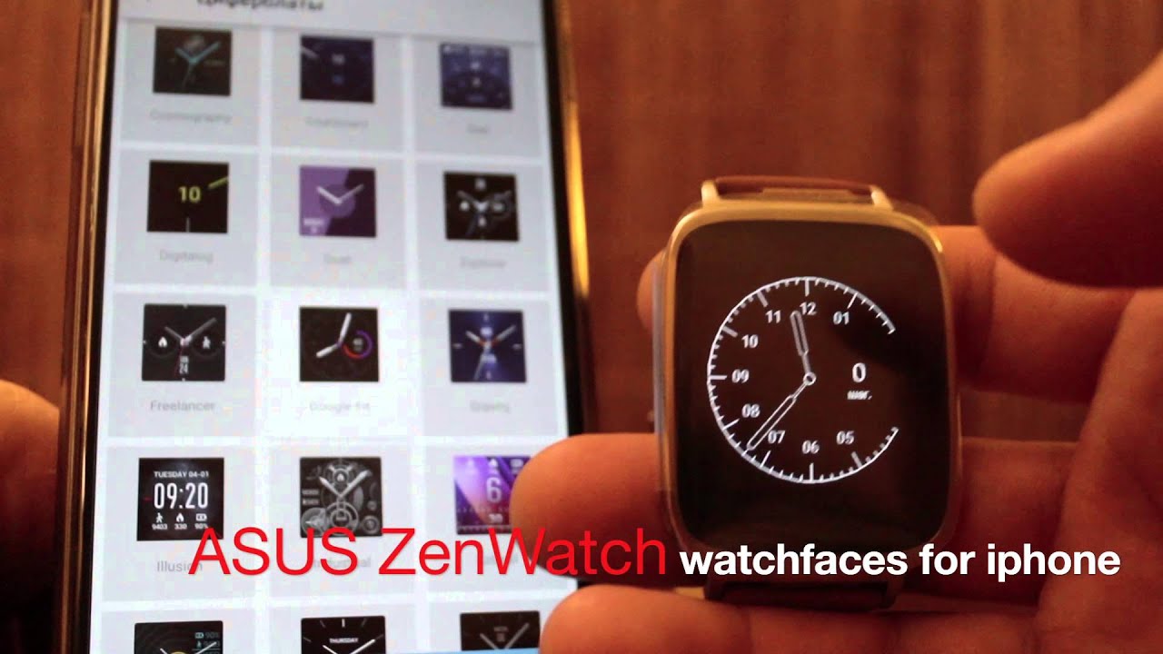iPhone Обзор циферблатов ZenWatch #pro:mobile