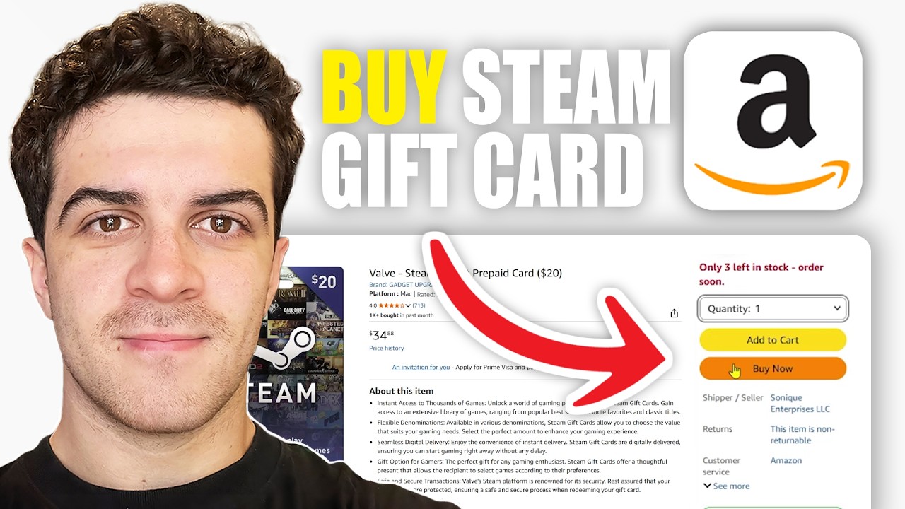 How to Buy Steam Gift Card on Amazon (2026 Guide)