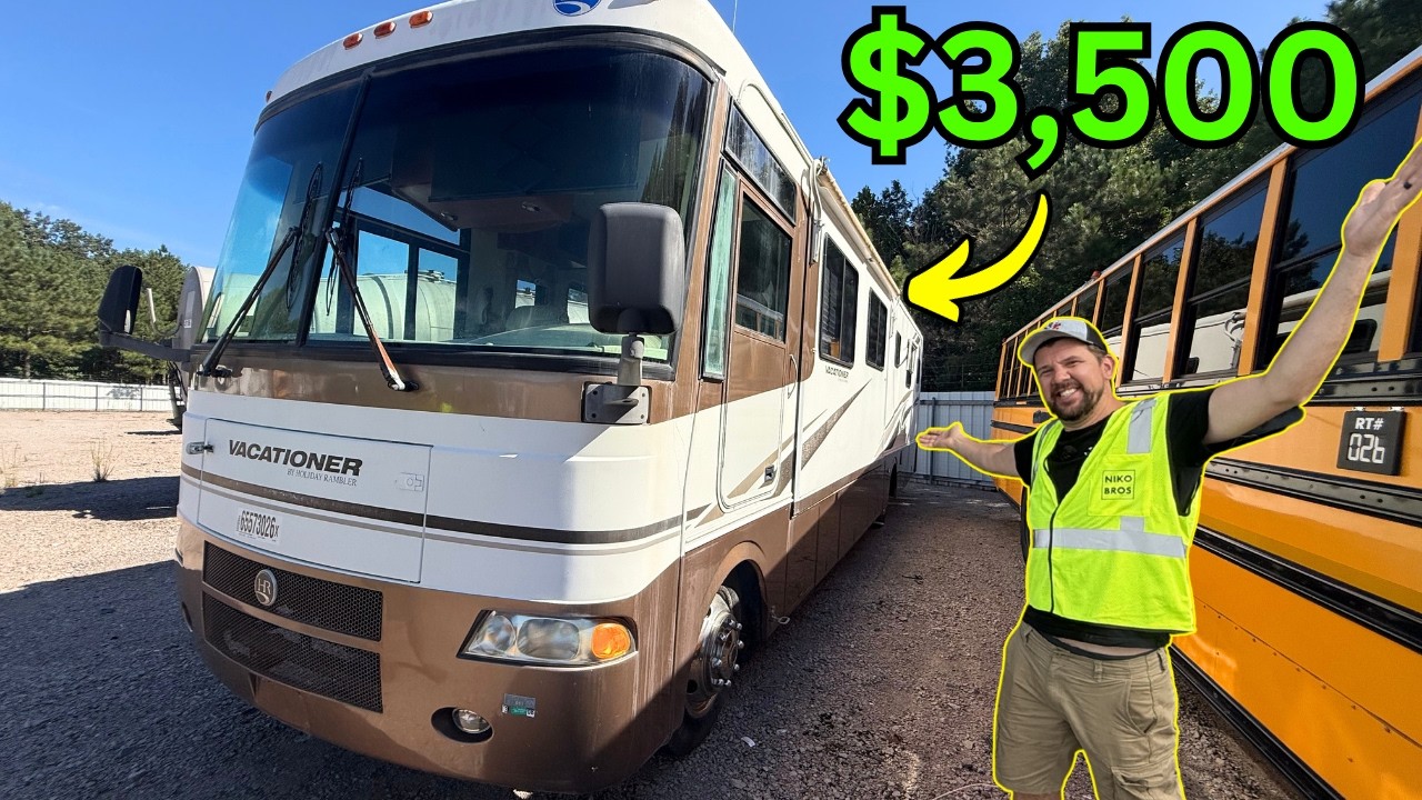 Этот автодом Holiday Rambler 2001 года выпуска просто невероятен!