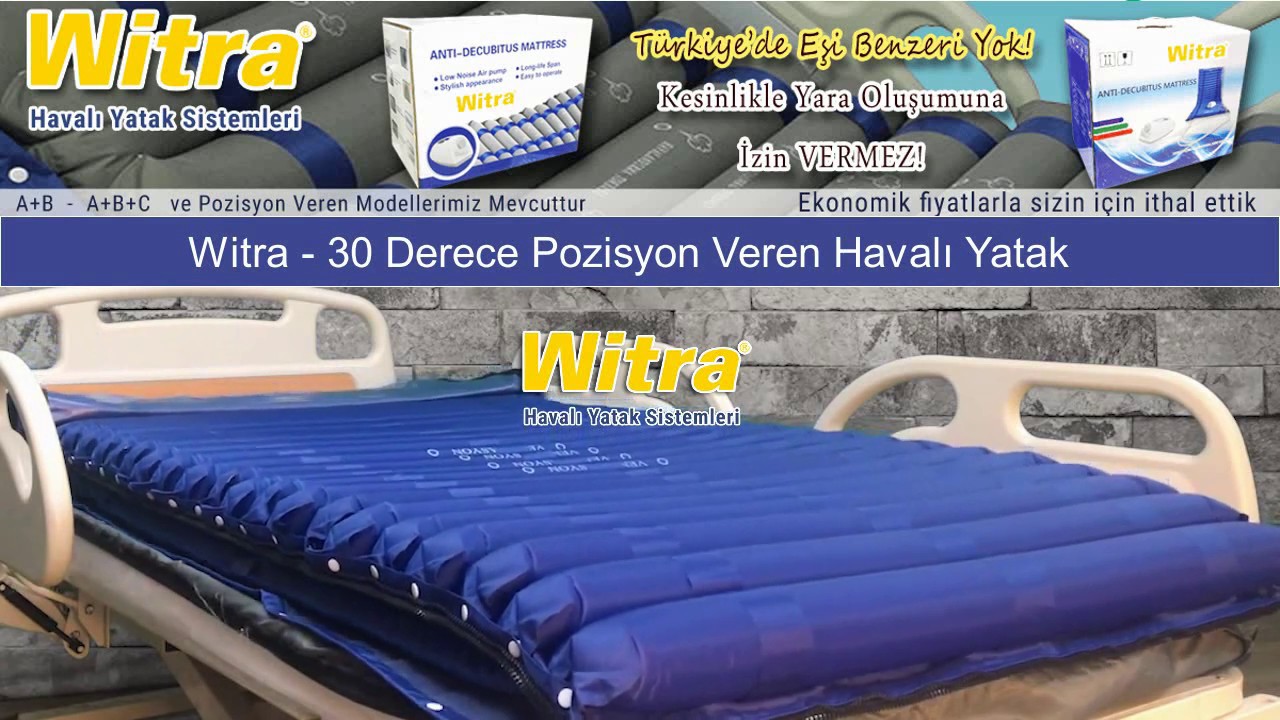 30 Derece Sağa Ve Sola Pozisyon Veren Havalı Yatak - Witra Havalı Yatak Sistemleri