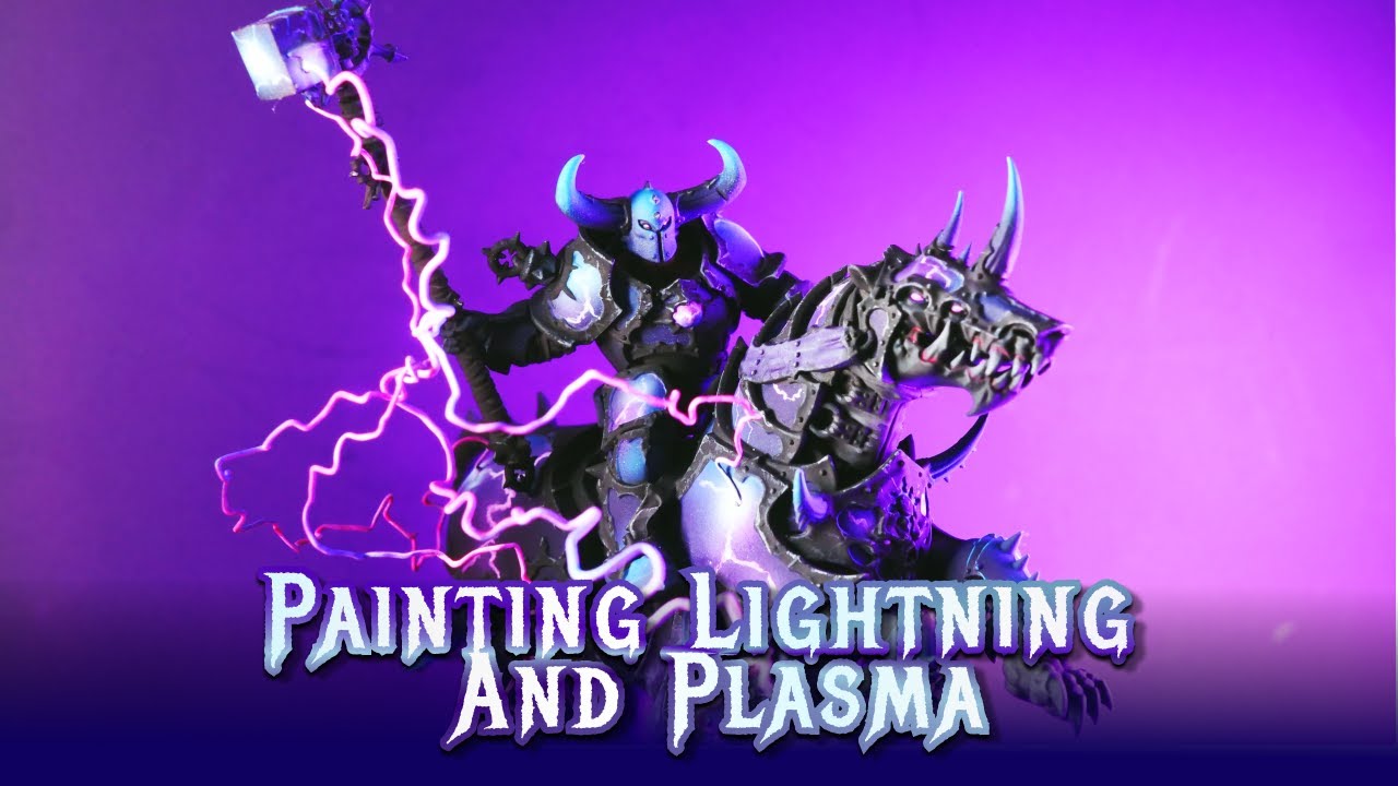 КАК РАСКРАСИТЬ МОЛНИИ И ПЛАЗМЕННЫЕ ШАРЫ | #ageofsigmar #warhammer40k #theoldworld