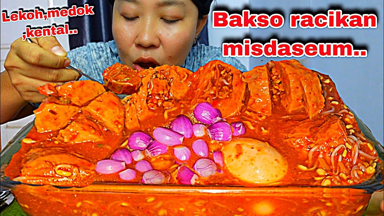 BAKSO RACIKAN MISDASEUM,LEKOH,MEDOK,KENTAL🤤🥵🔥