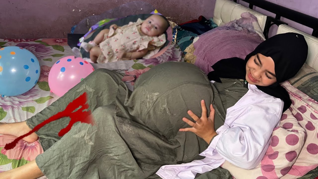 KAGET⁉️GARA2 P3CAHIN BALON DAN TERKUNCI DI KAMAR IBU HAMIL TIBA2 KONTRAKSI SAMPAI MELAHIRKAN SENDIRI