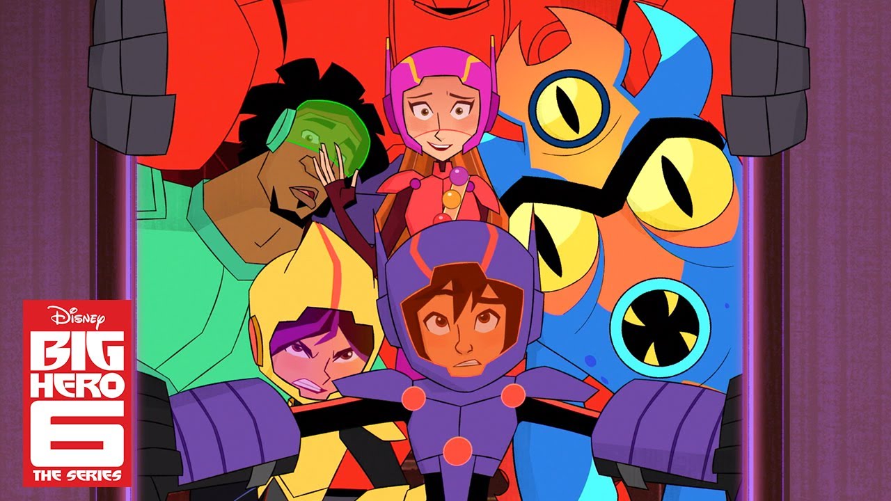 Baymax and Hiro Spy on Aunt Cass | Big Hero 6 The Series | Disney XD