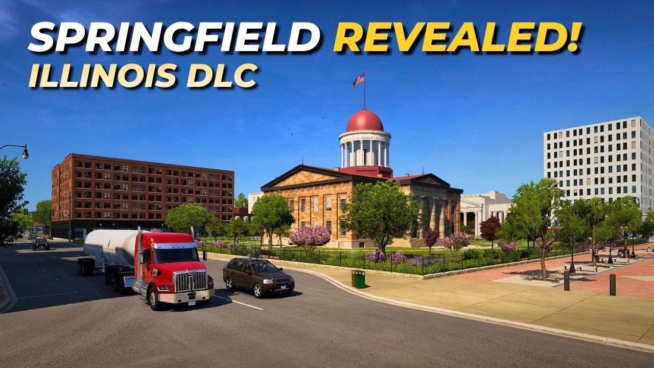 ATS Illinois DLC: Springfield City Reveal! (First Look)