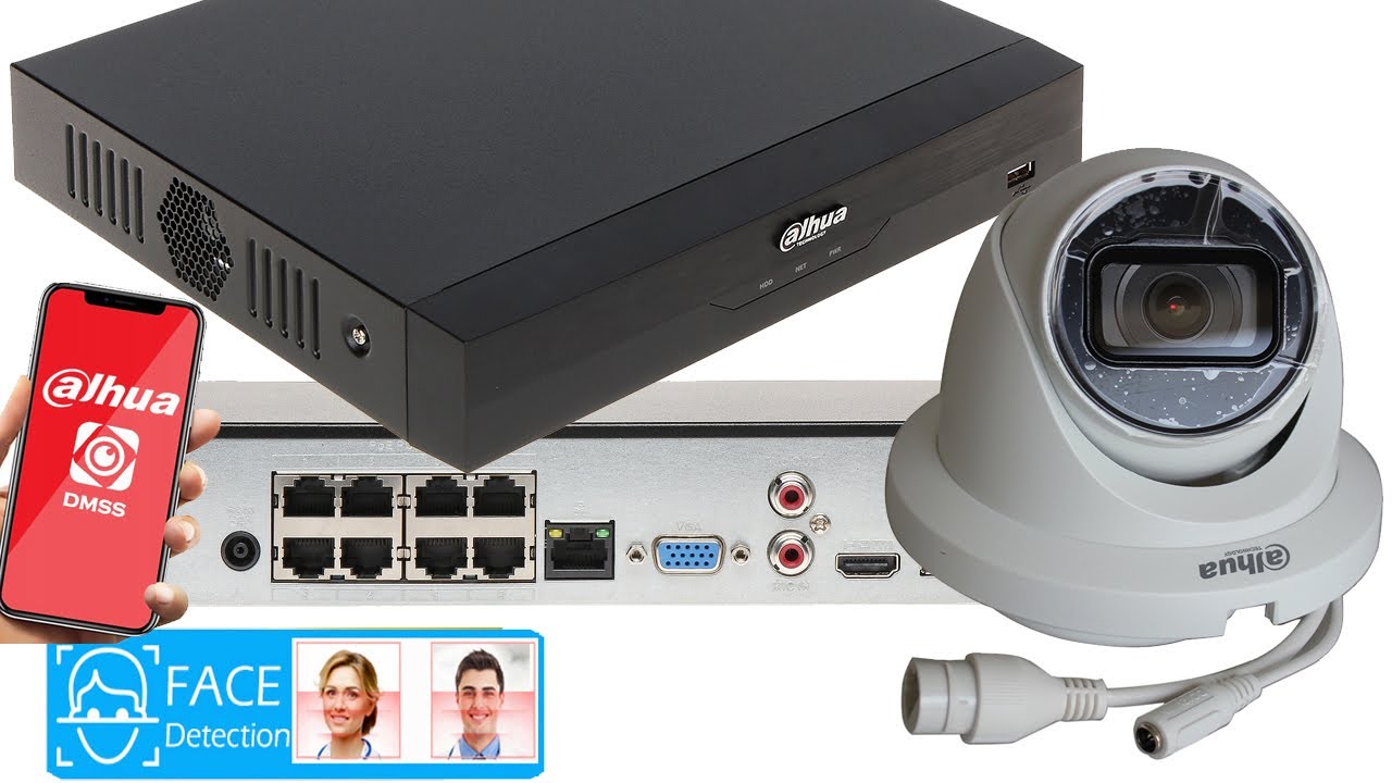 Dahua 8ch AI NVR4108hs-8P-EI with 4K ip CAMERA  IPC-HDW2831T-AS-S2 upgrade test