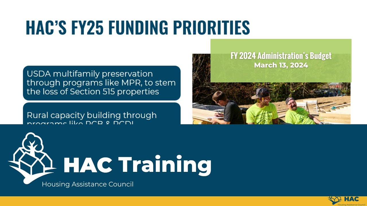 Жилищное строительство в сельской местности в бюджете Белого дома на 2025 финансовый год