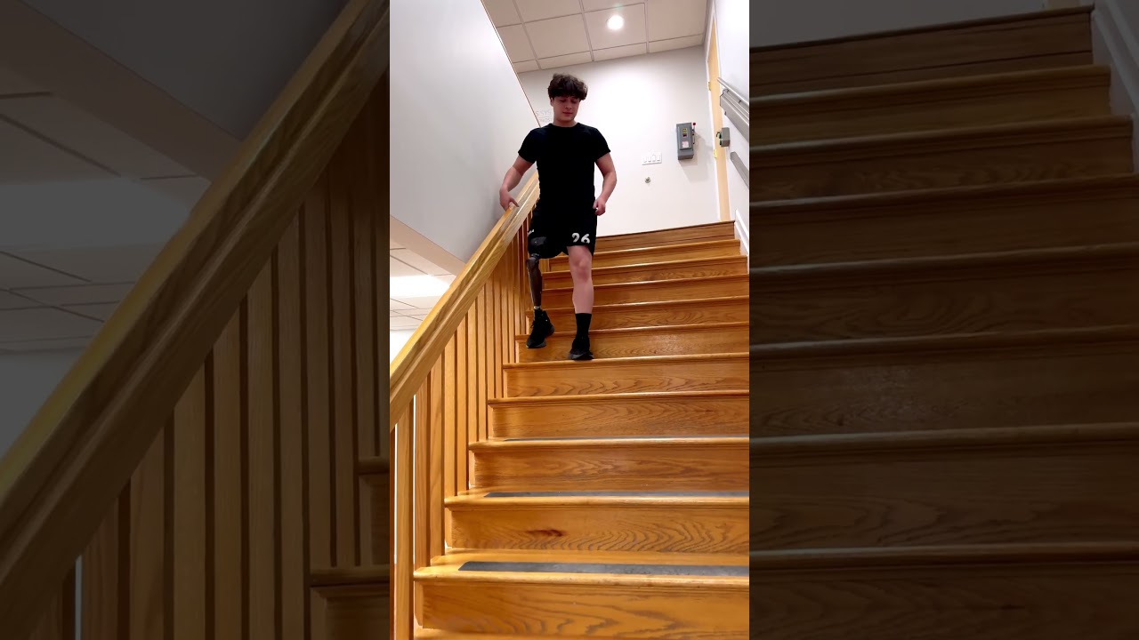 Larry Using Stairs with an Above-Knee Prosthetic | C-Leg