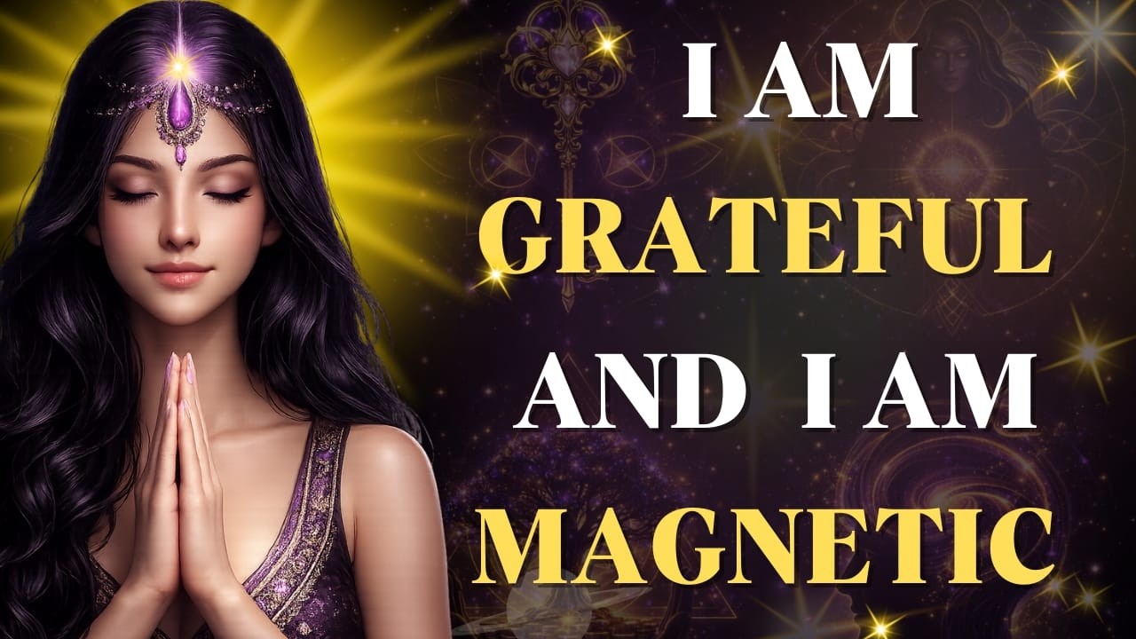 I Am Grateful and I Am Magnetic | Morning Affirmations for Wealth and Miracles