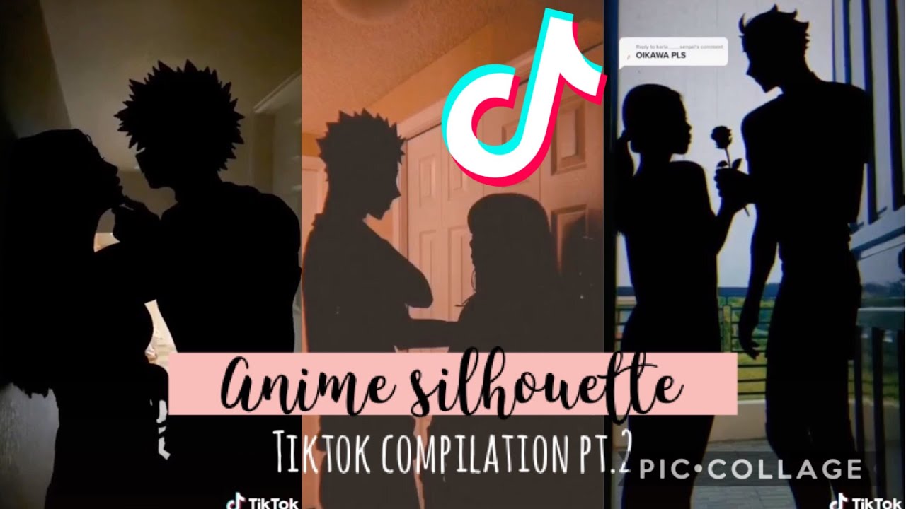 anime silhouette tiktok challenge (pt.2) that makes me believe that the anime world exists
