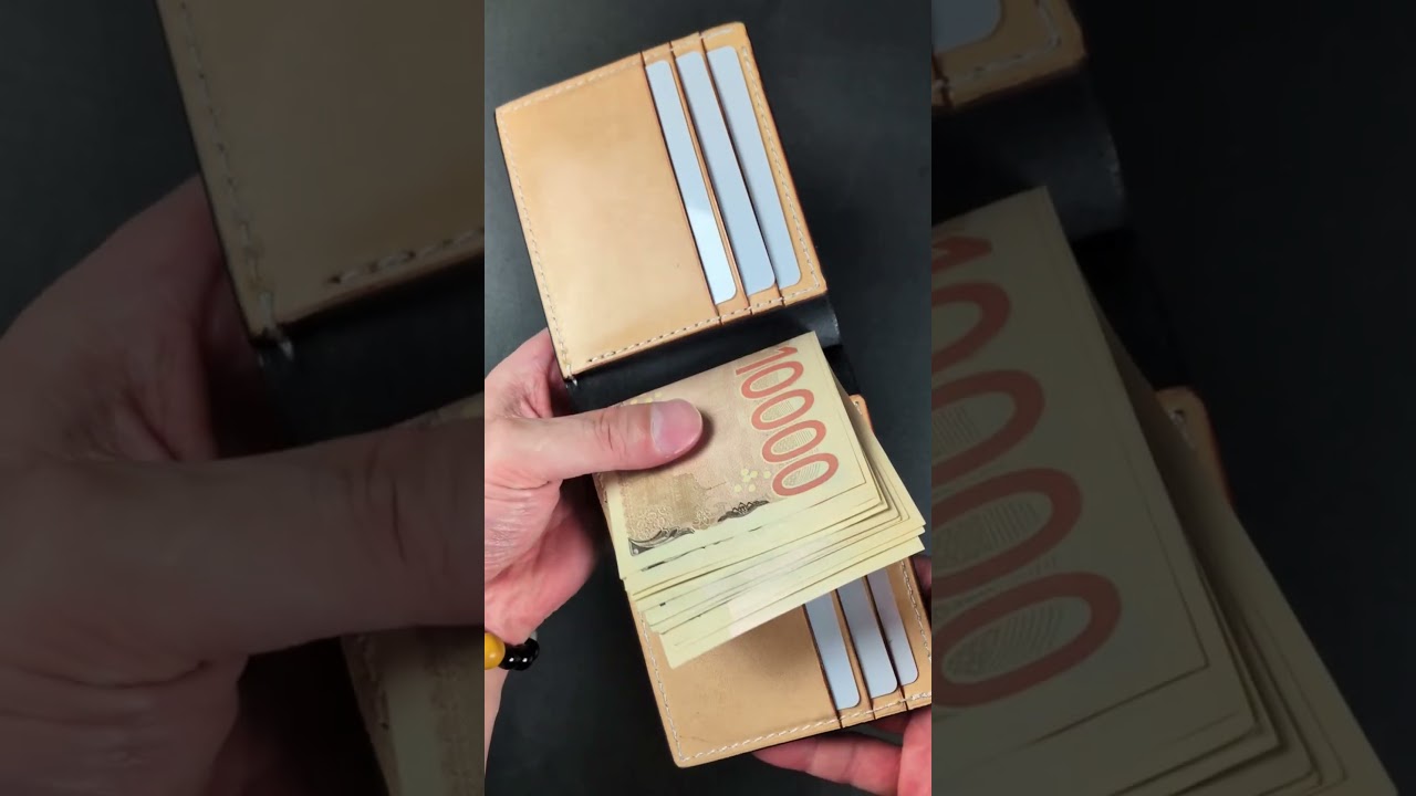 Making a Money Clip Wallet with Tempesti Ibiza Leather