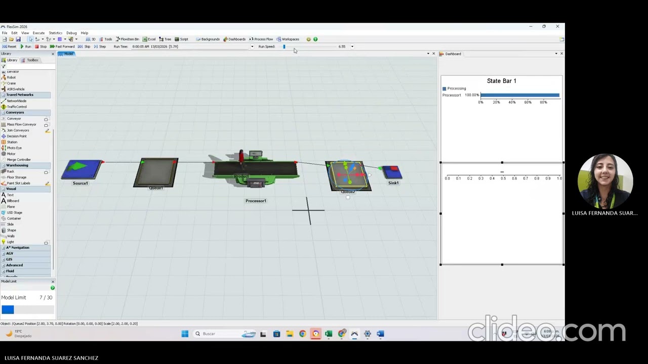 Simulación Flexsim