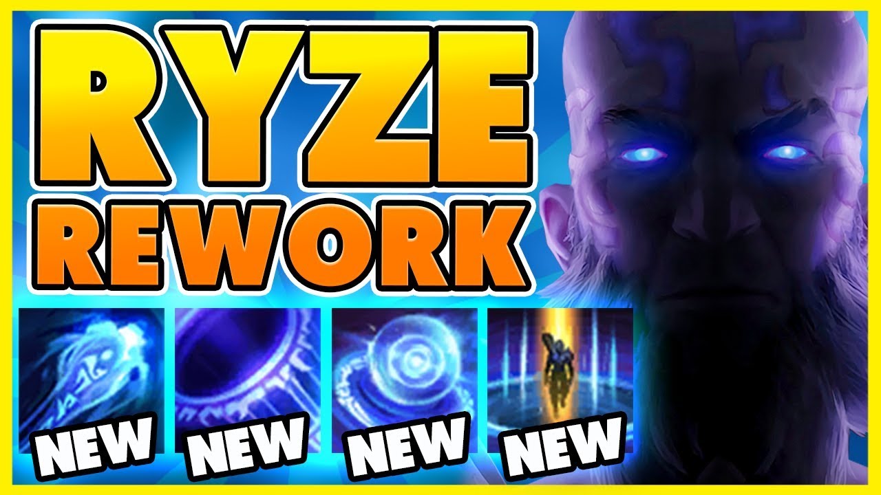 *NEW REWORK* THE MOST INSANE RYZE REWORK YET!!! (RIOTS GONE CRAZY) - BunnyFuFuu