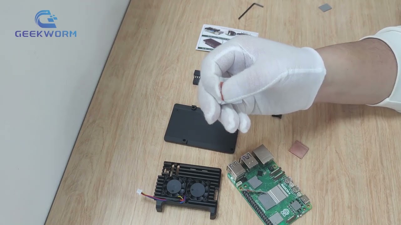 How to Install Raspberry Pi 5 Armor Case with Dual Fan P511-B?