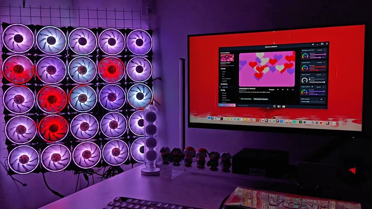 Nollie32 ARGB controller drives the 25 fans(MF120) in SignalRGB