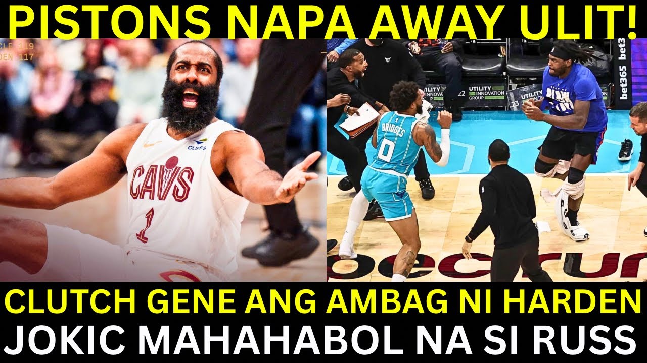 Harden CLUTCH! Laki ng Ambag sa Cavs | BADBOY Pistons NAPA AWAY nanaman Stewart gusto UFC