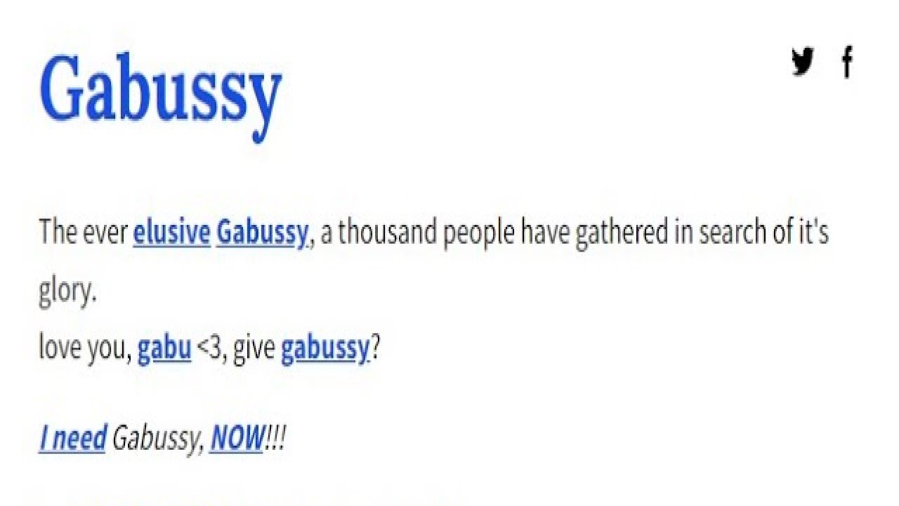 GABUSSY