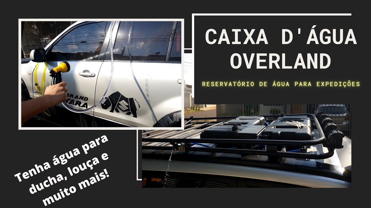 Reservatório/ Caixa D'água para veículos overland ou expedicionários.