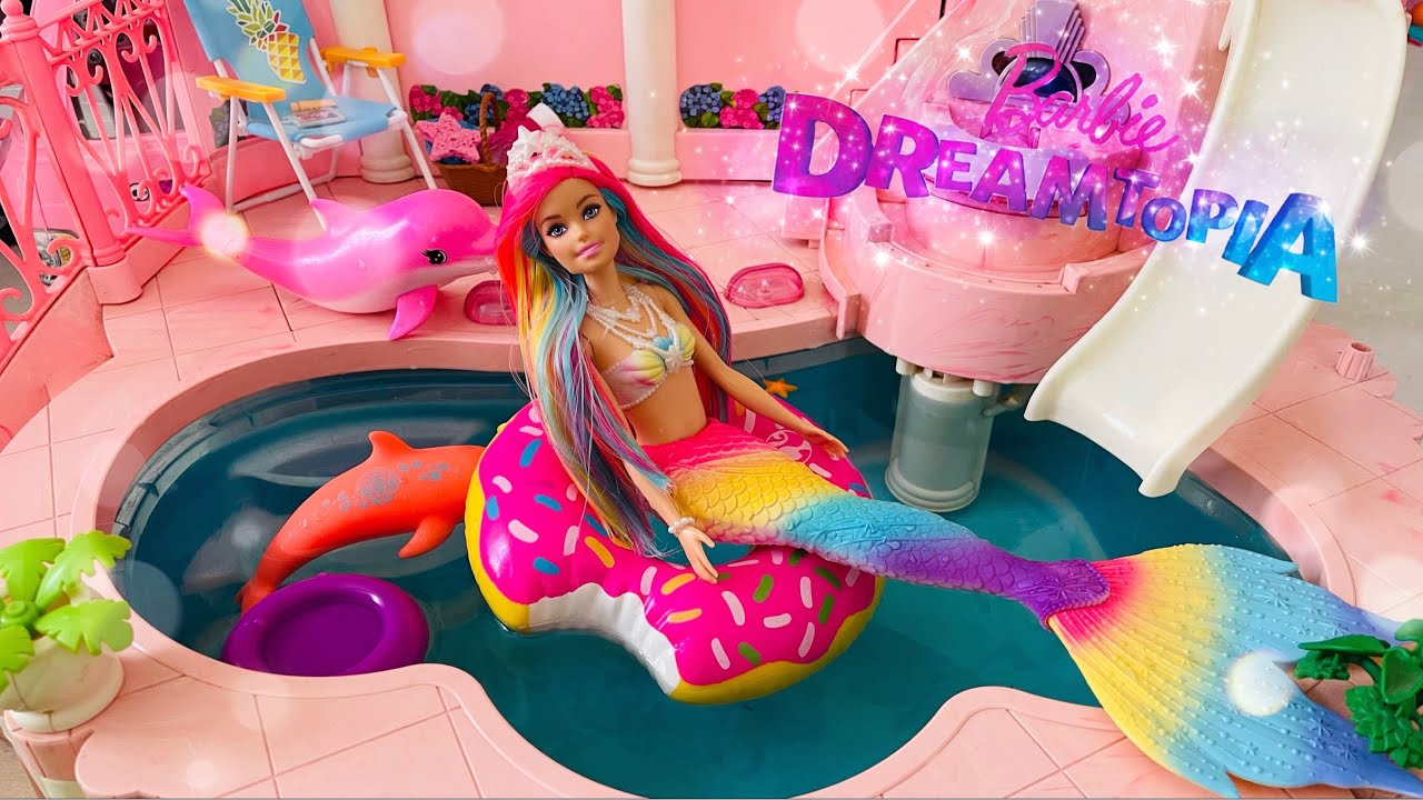 barbie dreamtopia sirena arcoíris mágico 🪄 En español