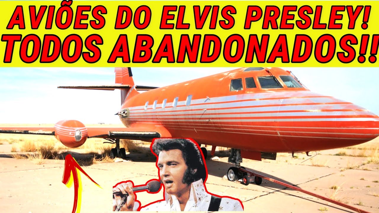 O AVIÃO DE ELVIS PRESLEY ABANDONADO EM CEMITÉRIO DE AVIÕES