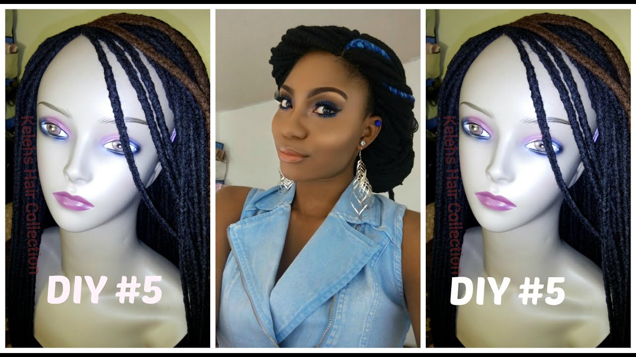 DIY #5: Box Braid Wig Tutorial (YARN!)