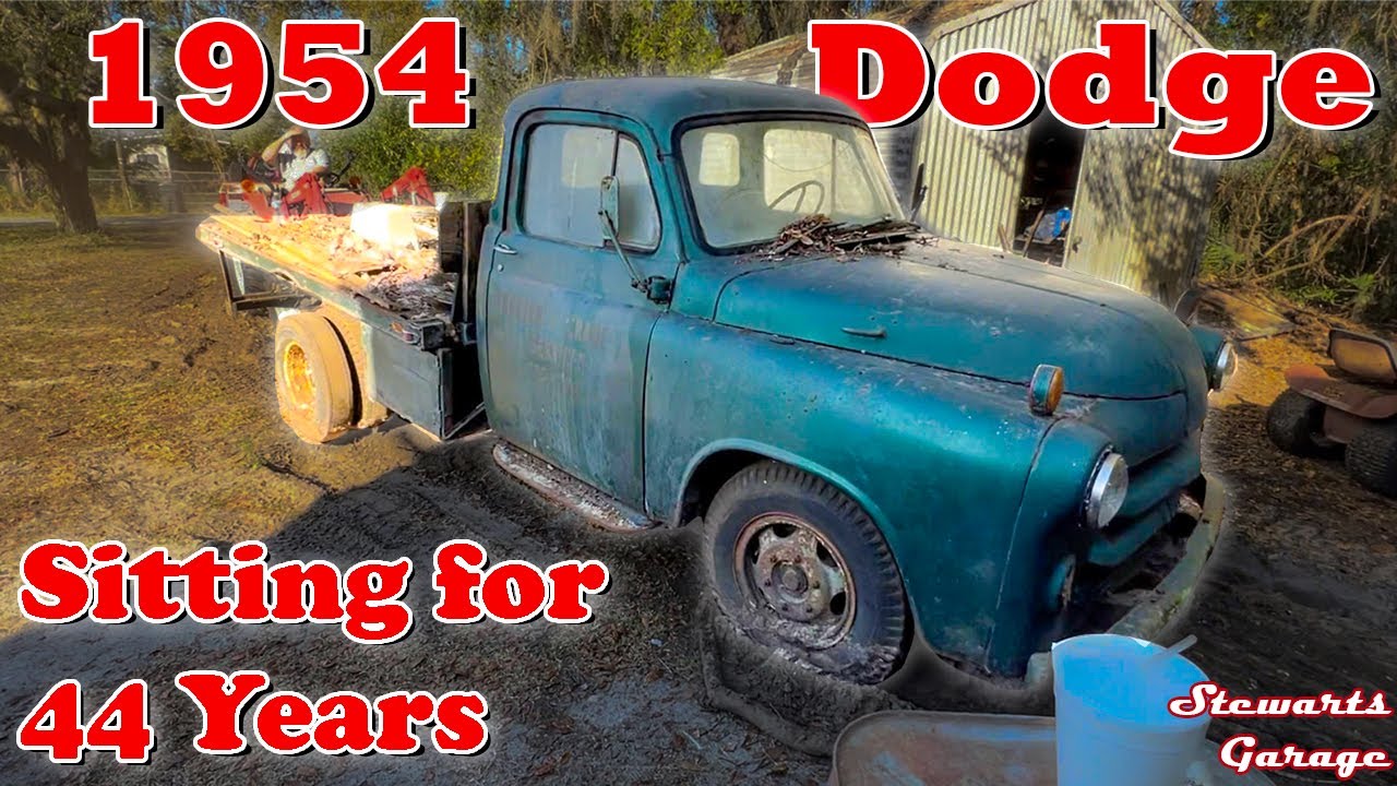 Both Axles FROZE Up- Recovering a Barn Find 1954 Dodge Dually