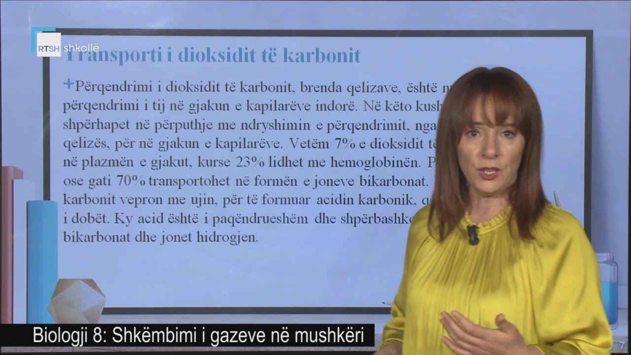 Biologji 8 - Shkëmbimi i gazeve në mushkëri
