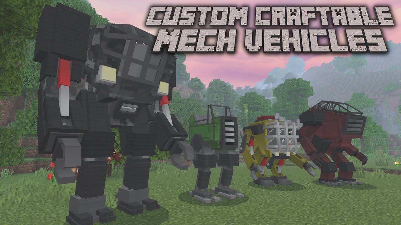 Custom Craftable Mech Vehicles Addon