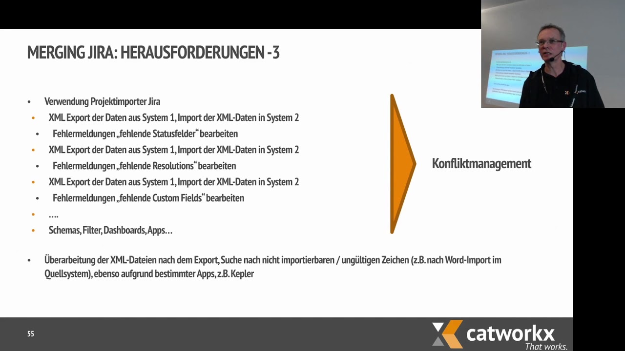 Michael Lüer: Merging von Jira Instanzen/ Das Unmögliche möglich machen